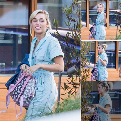 Miley Cyrus Shines in Casual Chic Look During Malibu Outing