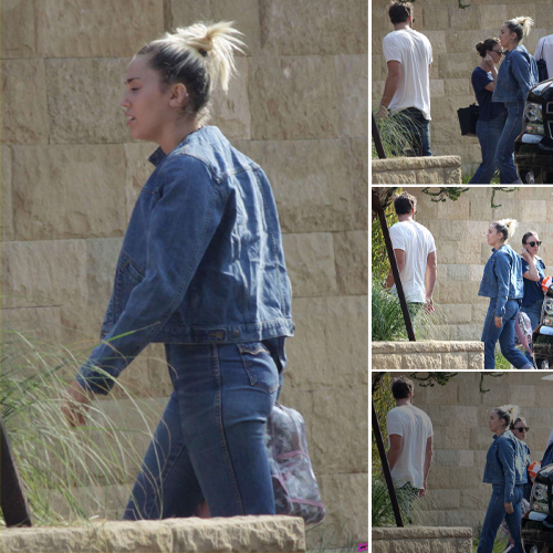 Miley Cyrus Keeps It Casual in Jeans at Malibu’s Soho House